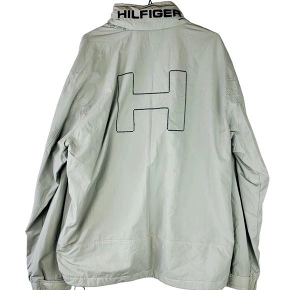 Vtg Tommy Hilfiger Mens Sz XXL 90s Windbreaker Yacht Jacket Logo 1985 Sailing - Picture 2 of 9
